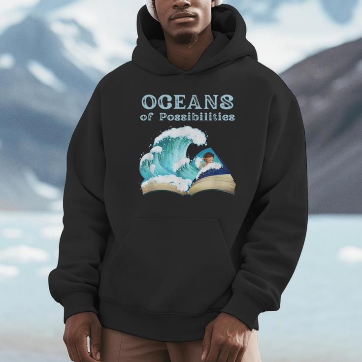Oceans Of Possibilities Book Waves Summer Reading 2022 For Men Women Kids Unisex Hoodie Oceans Of Possibilities Book Waves Summer Reading 2022 For Men Women Kids Unisex Hoodie