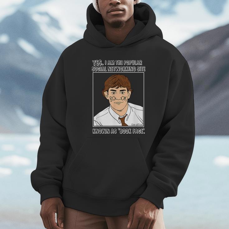 The Office Book Face Jim Unisex Hoodie