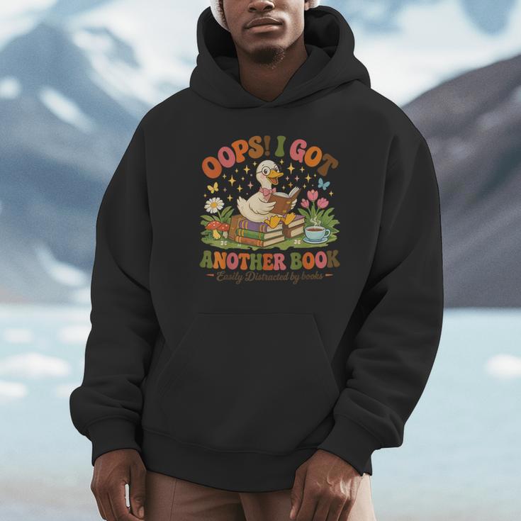 Oops I Got Another Books Silly Goose Reading Books Unisex Hoodie