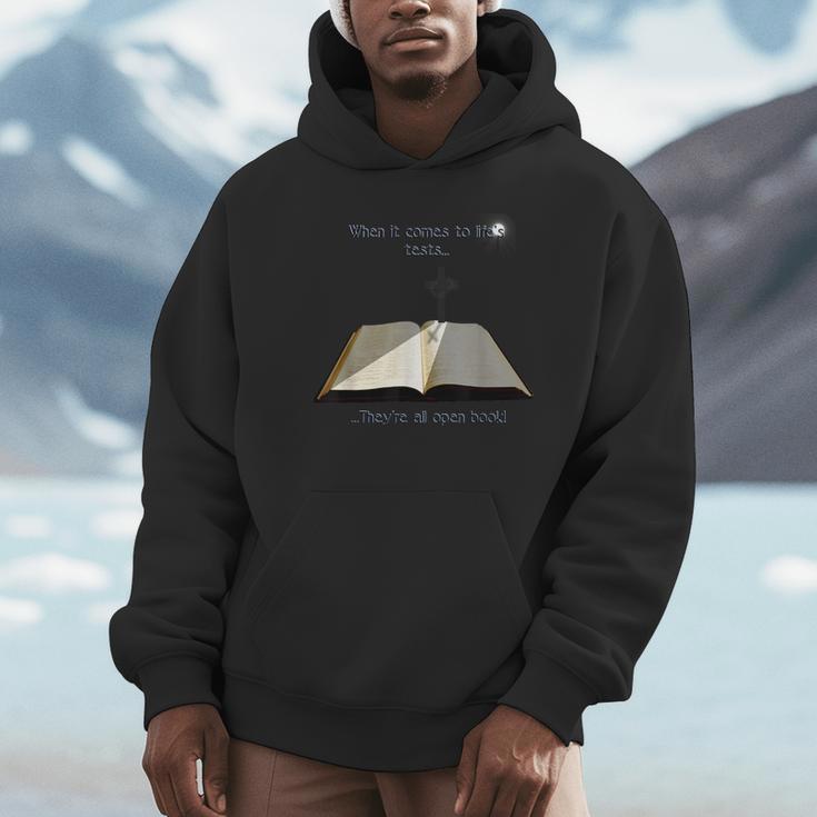 Open Book Faith Christian Cross Light Bible Unisex Hoodie Open Book Faith Christian Cross Light Bible Unisex Hoodie