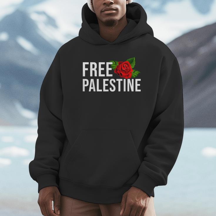 Palestine Free Palestine Free Gaza Palestine Flag Arabic パーカー