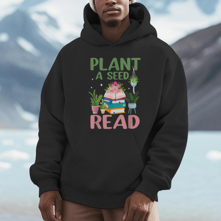 Plant A Seed Read Reading Summer 2026 Teacher Librarian Book Unisex Hoodie