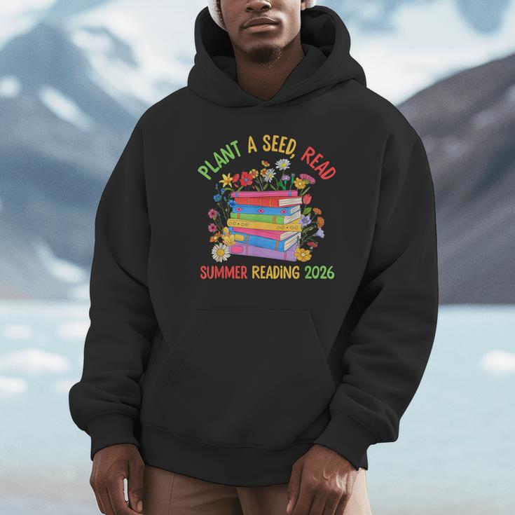 Plant A Seed Read Summer Reading 2026 Librarian Books Floral Unisex Hoodie Plant A Seed Read Summer Reading 2026 Librarian Books Floral Unisex Hoodie