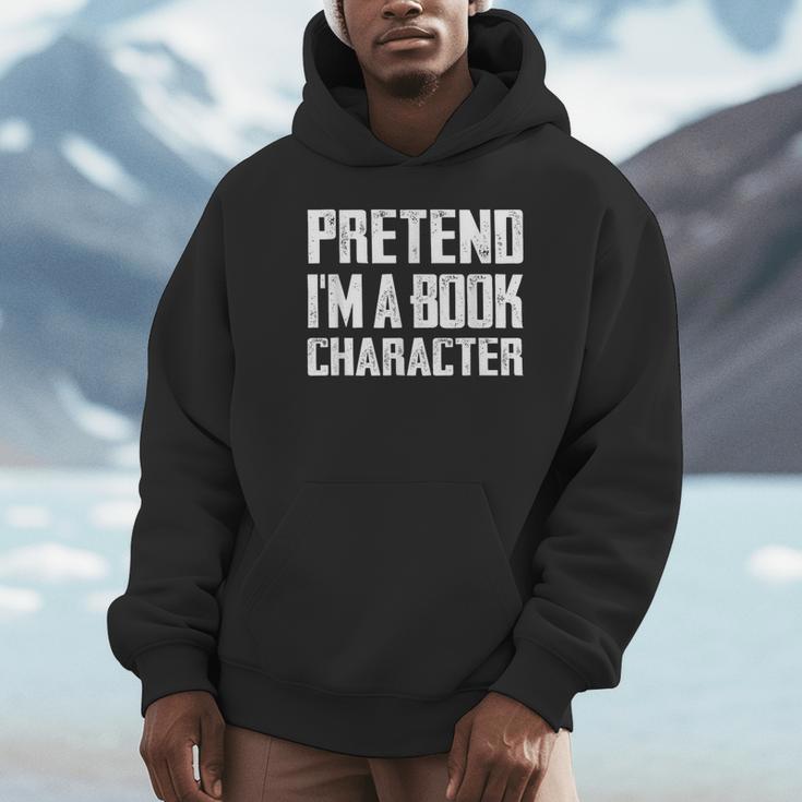Pretend I'm A Book Character Easy Costume For Halloween Unisex Hoodie