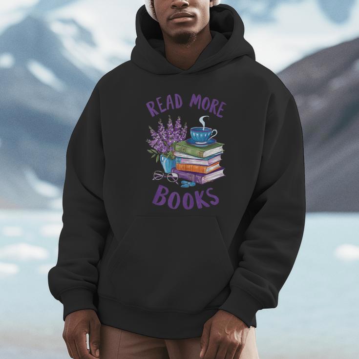 Read More Books Floral Book Reader Art Reading Lover Quote Unisex Hoodie Read More Books Floral Book Reader Art Reading Lover Quote Unisex Hoodie