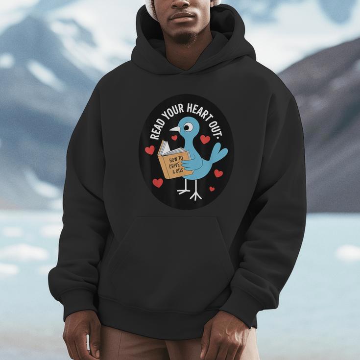 Read Your Heart Out How To Drive A Bus Book Lover Reading Unisex Hoodie