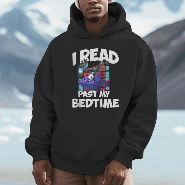 I Read Past My Bedtime Book Bookworm Unisex Hoodie