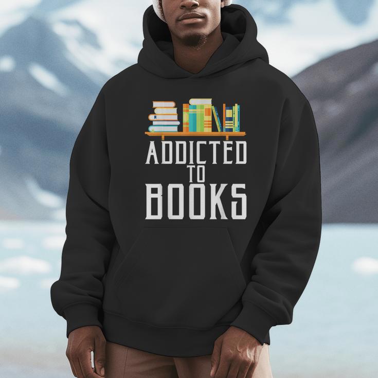 Reader & Library Apparel Addicted To Books Book Lover Unisex Hoodie Reader & Library Apparel Addicted To Books Book Lover Unisex Hoodie