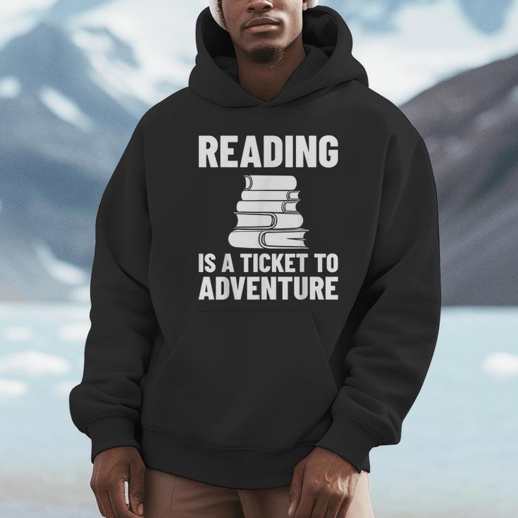 Reader Book Reading Bookworm Librarian Unisex Hoodie