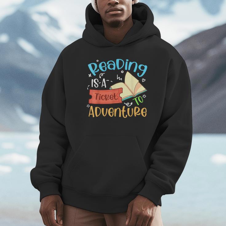 Reading Adventure Librarian Bookworm Book Lover Unisex Hoodie Reading Adventure Librarian Bookworm Book Lover Unisex Hoodie