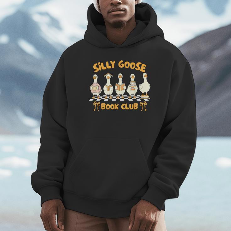Reading Book Lover Bookish Reader Silly Goose Book Club Unisex Hoodie Reading Book Lover Bookish Reader Silly Goose Book Club Unisex Hoodie