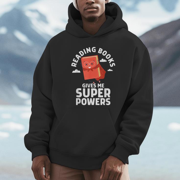 Reading Books Gives Me Superpowers Superhero Book Unisex Hoodie Reading Books Gives Me Superpowers Superhero Book Unisex Hoodie