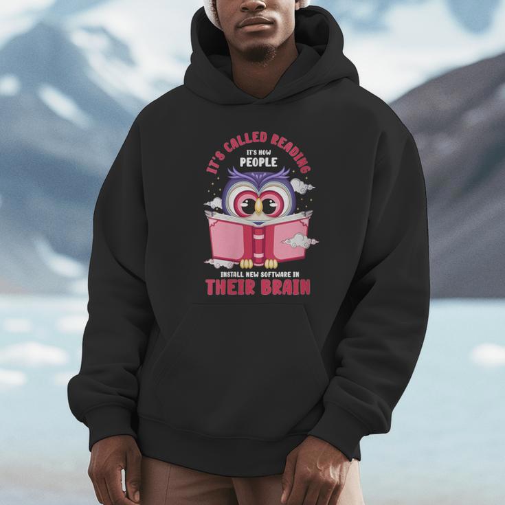 Reading Books Or It's Called Reading It's How People Install Unisex Hoodie