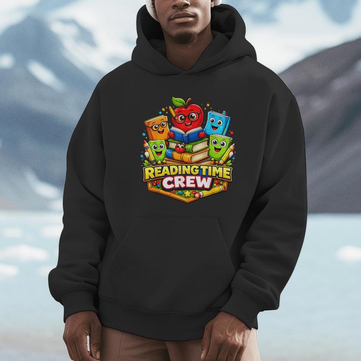 Reading Crew Teacher Literacy Classroom Book Unisex Hoodie Reading Crew Teacher Literacy Classroom Book Unisex Hoodie