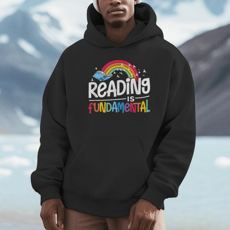 Reading Is Fundamental Poetry Bookworm And Book Reader Unisex Hoodie