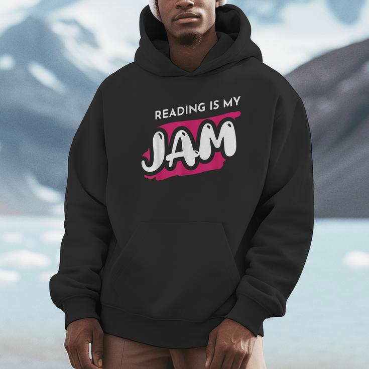 Reading Is My Jam Book Lover And Reading Teacher Men Women Kids Unisex Hoodie