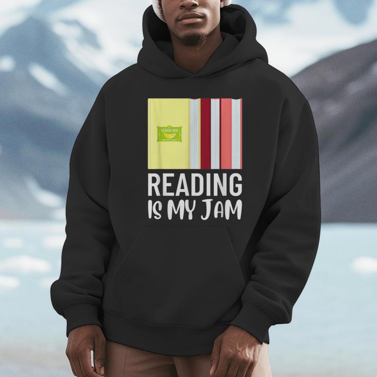 Reading Is My Jam Quote Teachers And Books Lovers For Men Women Kids Unisex Hoodie