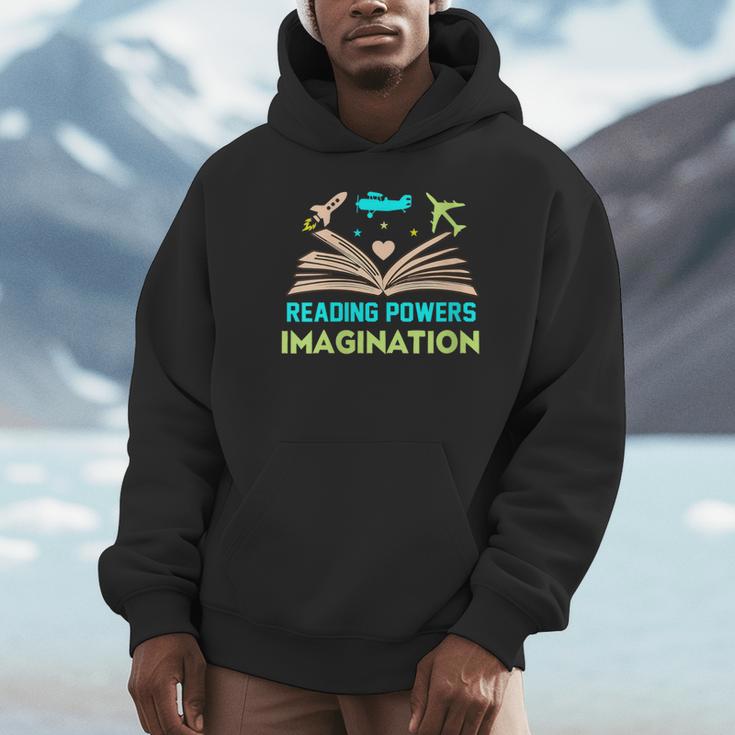 Reading Powers Imagination Book Nerd Reading Unisex Hoodie Reading Powers Imagination Book Nerd Reading Unisex Hoodie