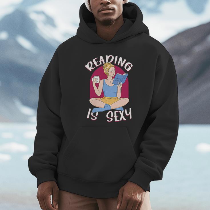 Reading Is Sexy Book Lover Fun Literary Unisex Hoodie