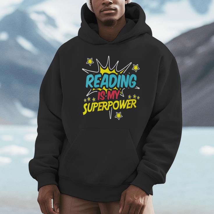 Reading Is My Superpower Book Nerds & Geeks Unisex Hoodie Reading Is My Superpower Book Nerds & Geeks Unisex Hoodie