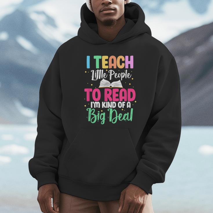 Reading Teacher Book Reader I Teach Little People To Read For Men Women Unisex Hoodie Reading Teacher Book Reader I Teach Little People To Read For Men Women Unisex Hoodie