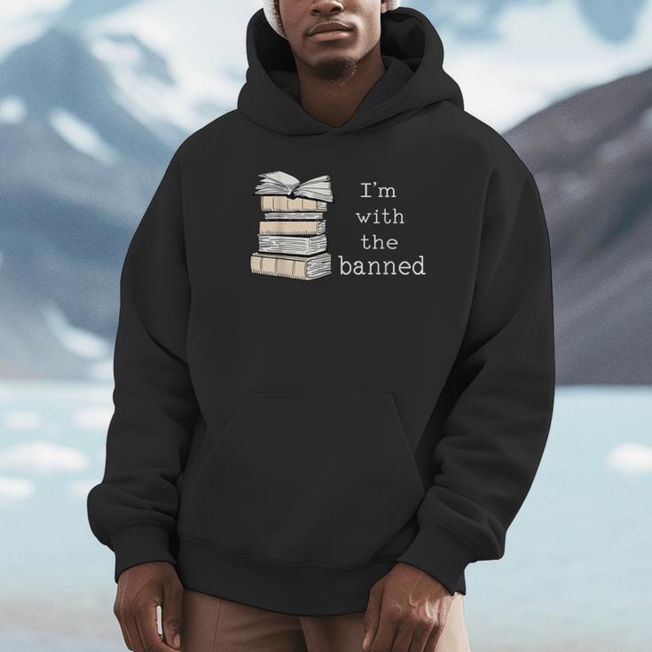 Retro I'm With The Banned Books Unisex Hoodie