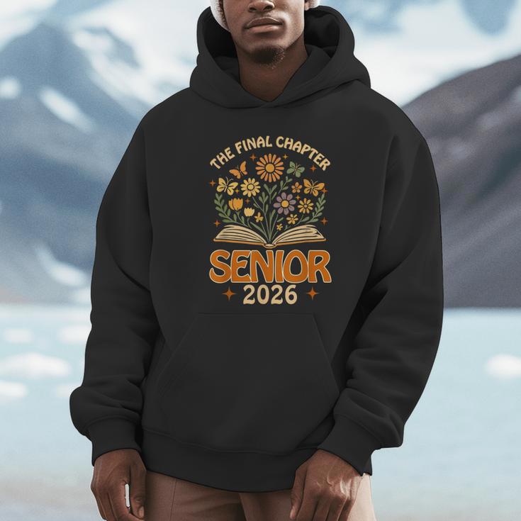 Senior 2026 Final Chapter Retro Book Lover Last First Day Unisex Hoodie