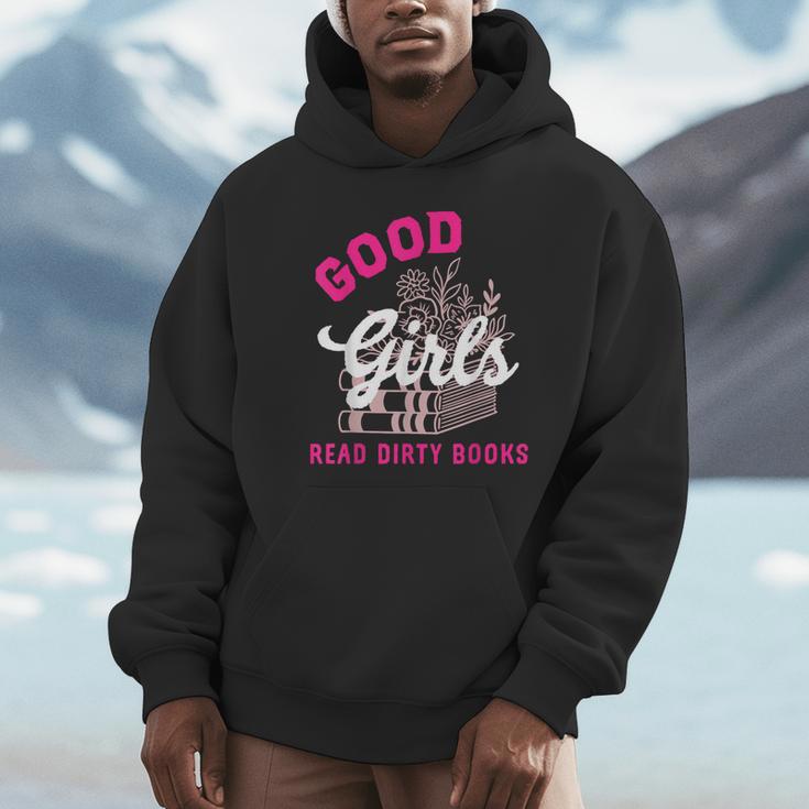 Smutty Book Merch Good Girls Read Dirty Books Smut Readers Unisex Hoodie