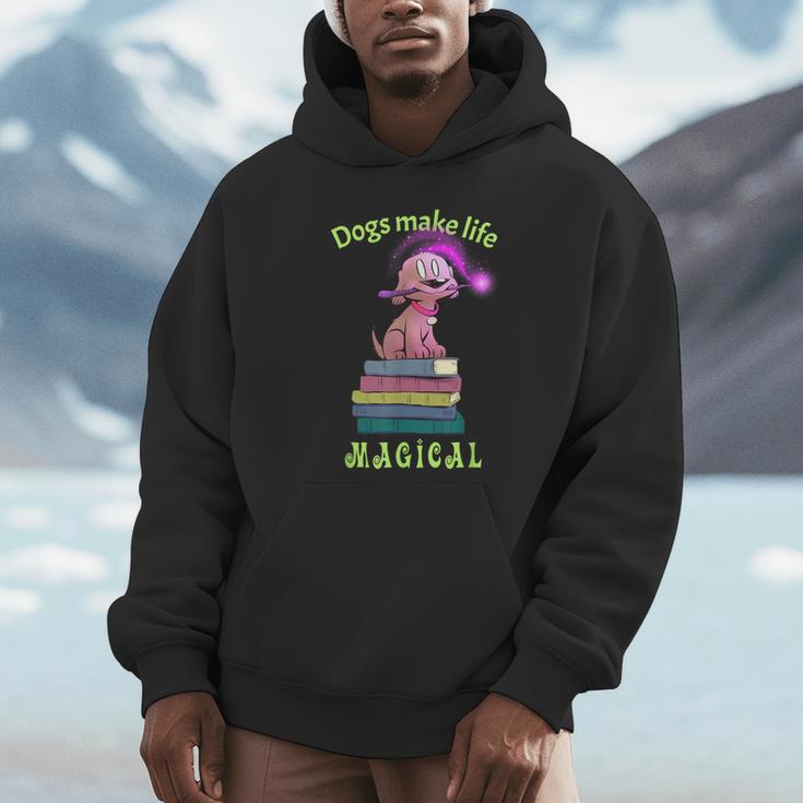 Sophie Magic Wand Dog Wizard Books Unisex Hoodie Sophie Magic Wand Dog Wizard Books Unisex Hoodie