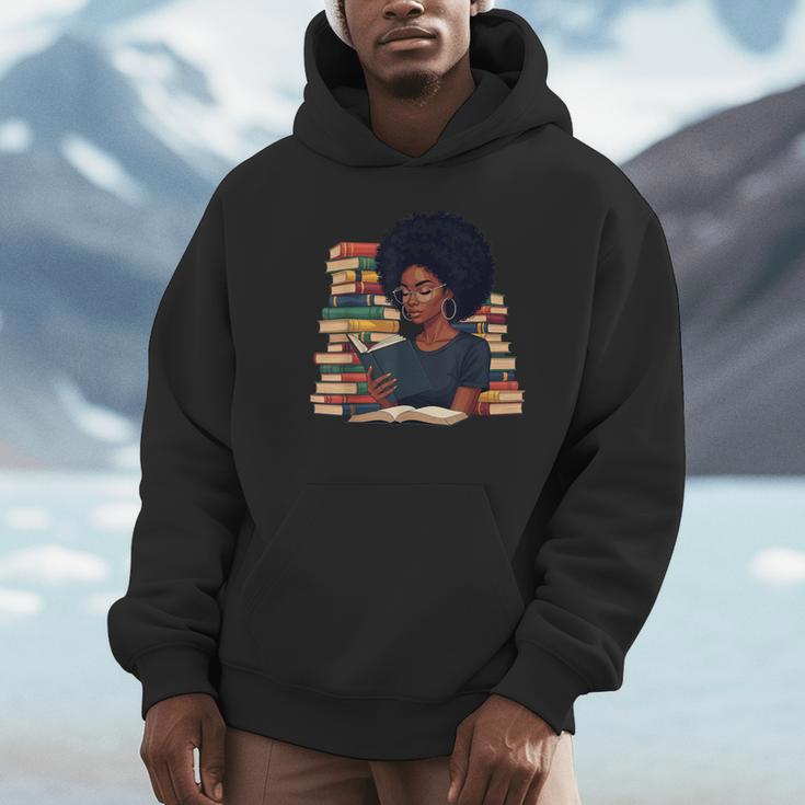 History Month Afro Women Girls Book Lover Librarian Unisex Hoodie History Month Afro Women Girls Book Lover Librarian Unisex Hoodie