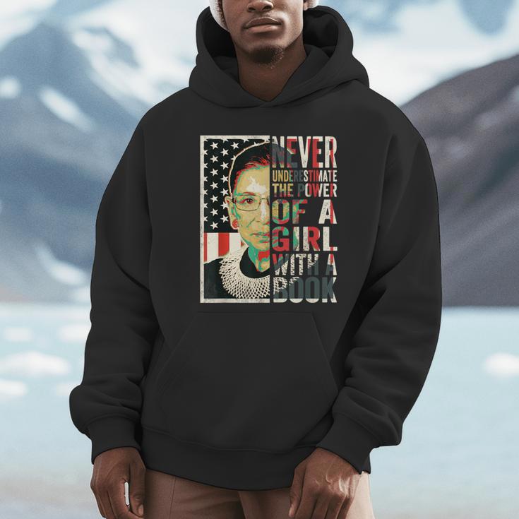 Never Underestimate The Power Of A Girl With A Book T-Shirt Unisex Hoodie