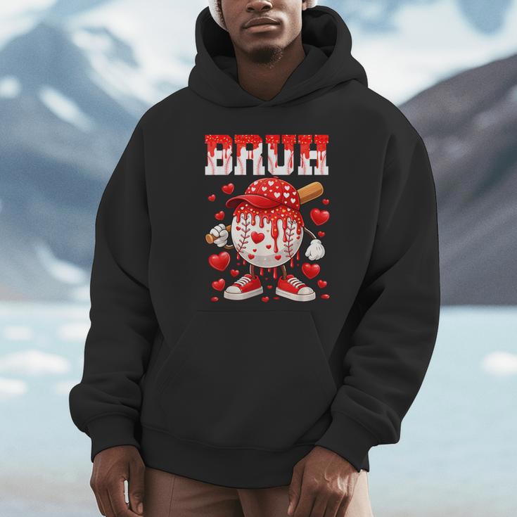 Valentines Day Baseball Drip Boys Bruh Ice Cream Toddler Kid Unisex Hoodie Valentines Day Baseball Drip Boys Bruh Ice Cream Toddler Kid Unisex Hoodie