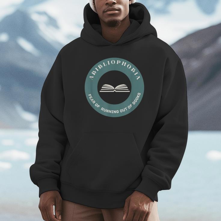 Vintage Abibliophobia Definition Bookworms Book Lovers Unisex Hoodie