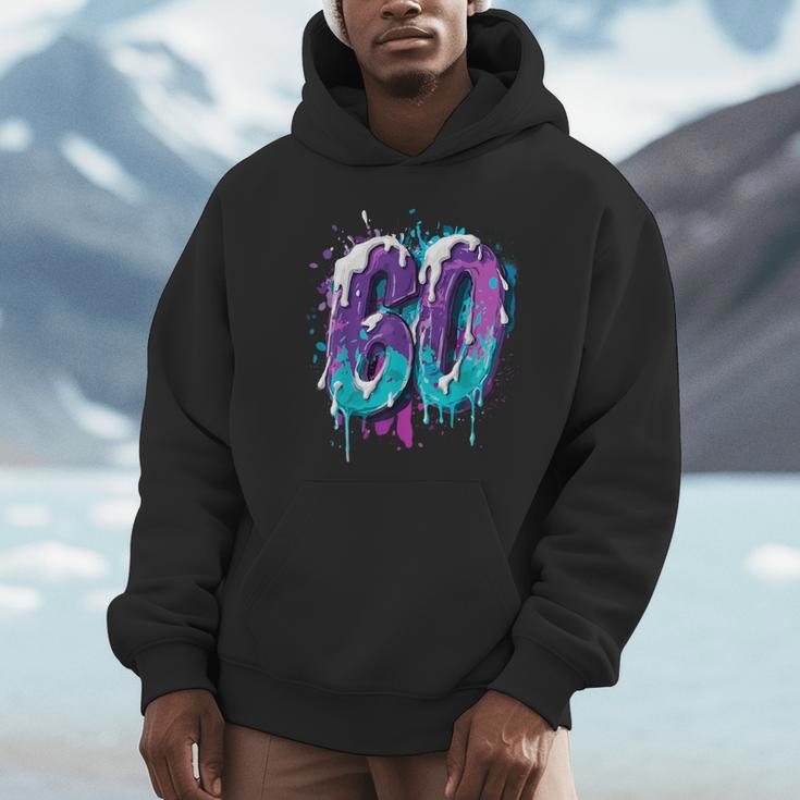 Vintage Baseball 60 Number Unisex Hoodie