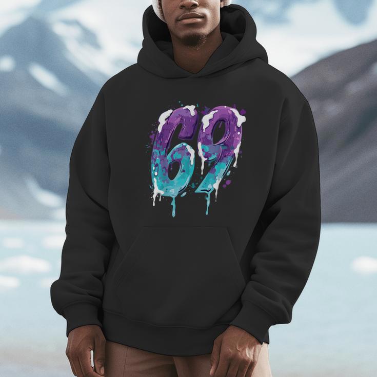 Vintage Baseball 69 Number Unisex Hoodie