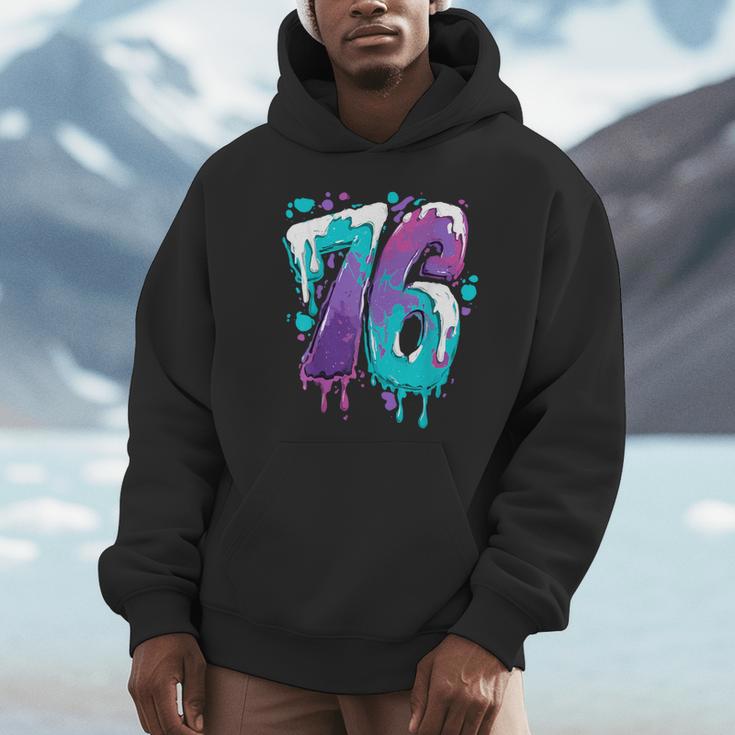 Vintage Baseball 76 Number Unisex Hoodie Vintage Baseball 76 Number Unisex Hoodie