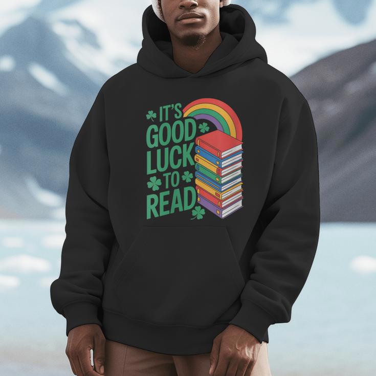 Women's Its Good Luck To Read Rainbow Reading Books Unisex Hoodie Women's Its Good Luck To Read Rainbow Reading Books Unisex Hoodie