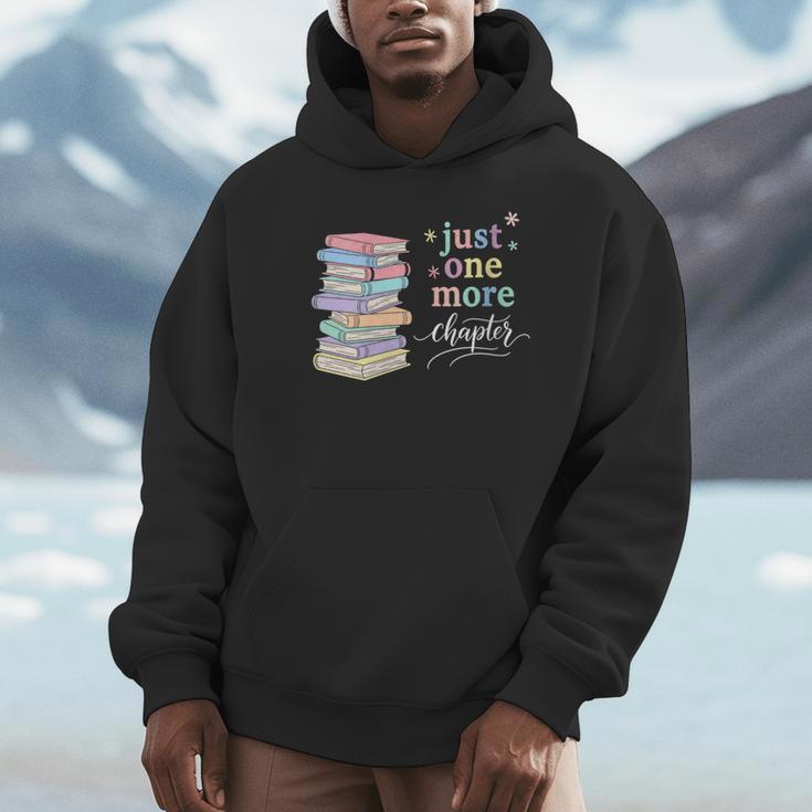 Women's Just One More Chapter Cozy Pastel Bookworm Cute Book Reader Unisex Hoodie Women's Just One More Chapter Cozy Pastel Bookworm Cute Book Reader Unisex Hoodie