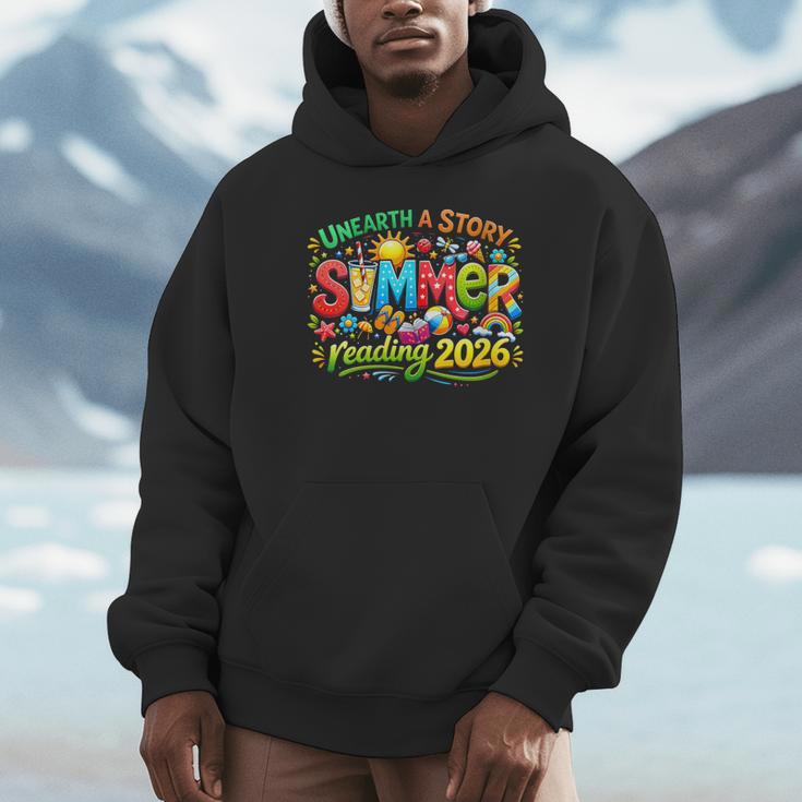 Women's Unearth a Story Summer 2026 Summer Reading Program Book Unisex Hoodie