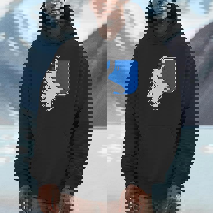 ぞうさん 象《鼻でぶらぶら》（いん ざ ポケット）ワンポイント 胸【どうぶつフレンズ】動物 かわいい 面白い パーカー