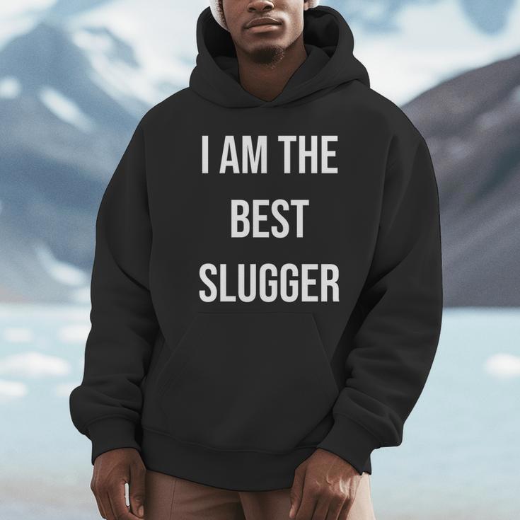 アイ・アム・ザ・ベスト・スラッガー 長袖tシャツ パーカー