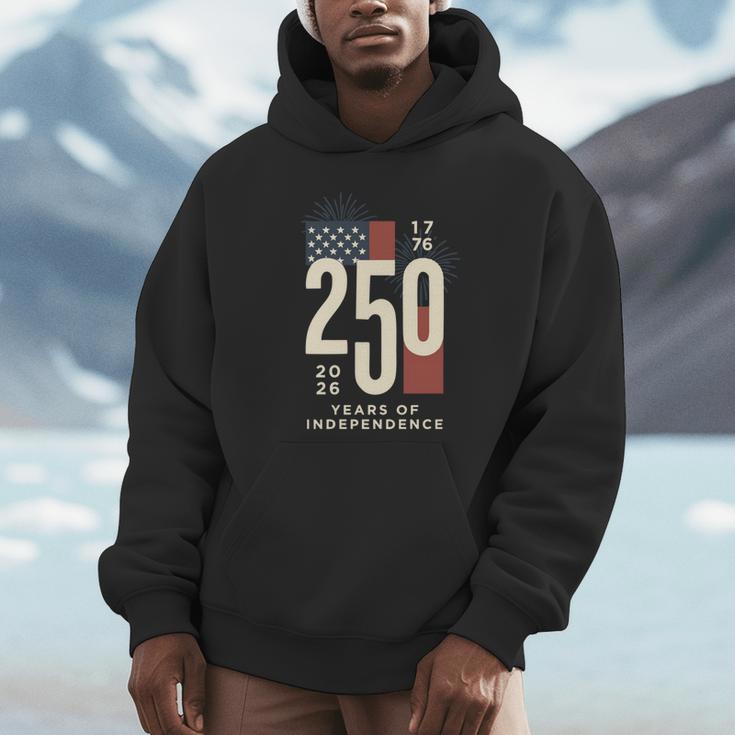 アメリカ250周年記念 愛国心が強い7月4日 250年 長袖tシャツ パーカー