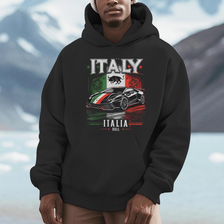 イタリアンブル スー アヴェンタドール パーカー