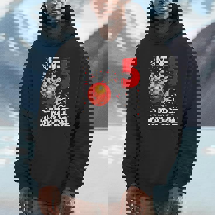 キッズ 5歳の誕生日 男の子 ボウリング This Is How I Roll 5歳 パーカー