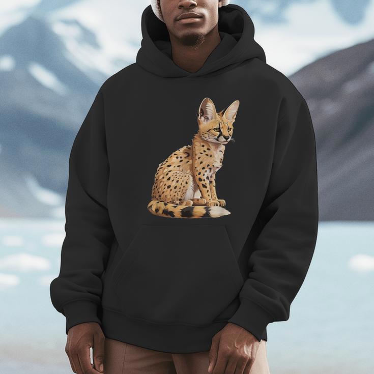 サーバル アニマル サーバルズ アフリカン ワイルドキャット サーバルキャット ワイルドキャット パーカー