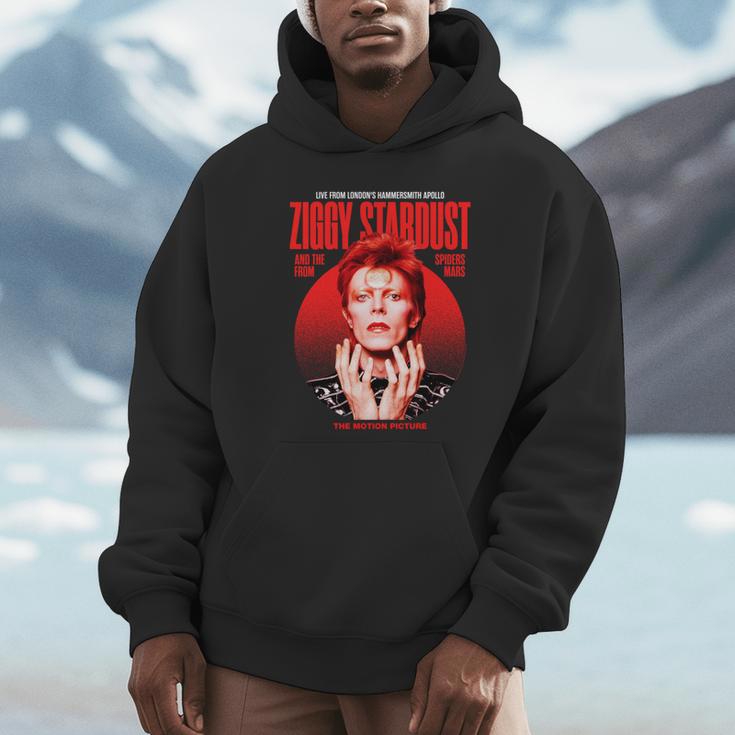 デヴィッド・ボウイ ジギー スターダスト モーションピクチャー カラー スキタ写真 長袖tシャツ パーカー