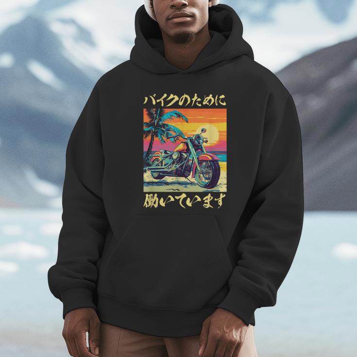 バイク おもしろtシャツ 面白い おもしろ バイク メンズ オートバイ ツーリング 原付 オリジナル 服 パーカー