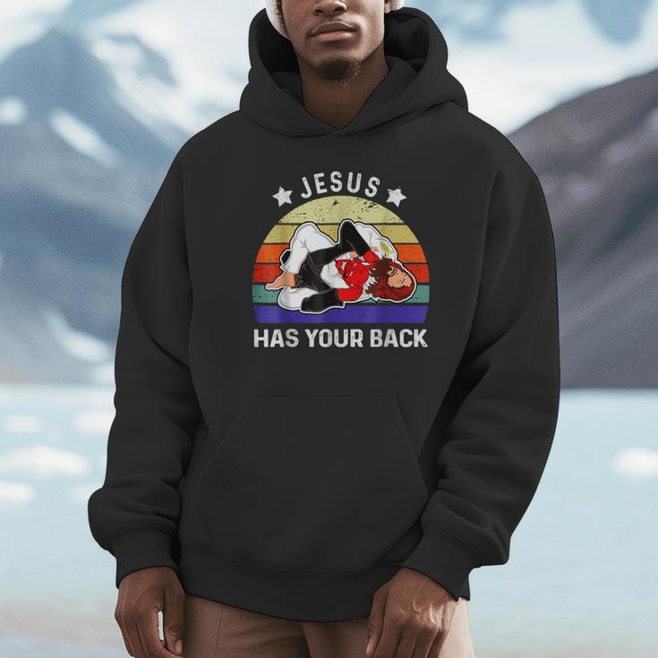 ブラジリアン柔術 Jesus Has Your Back パーカー