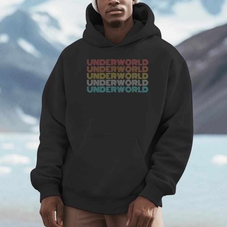 レトロ ヴィンテージ アンダーワールド 長袖tシャツ パーカー