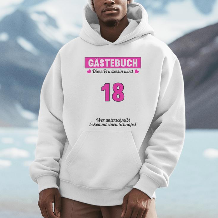 18th Birthday Guest Book Party 18 Years Unisex Hoodie